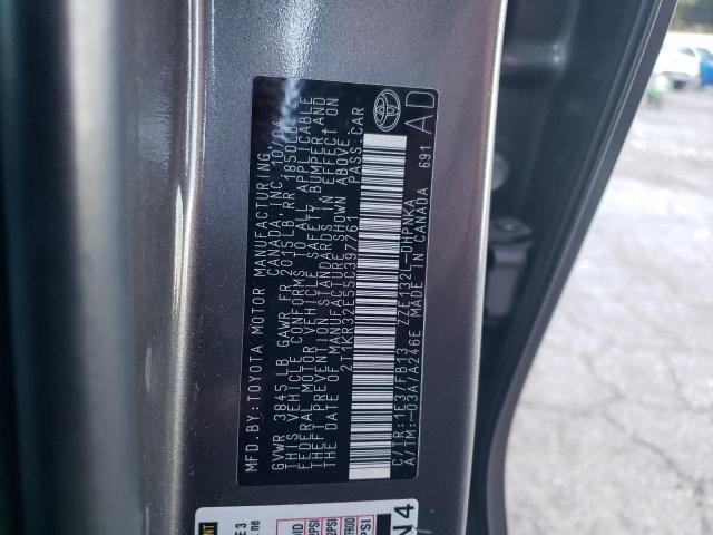 2T1KR32E55C397761 - 2005 TOYOTA COROLLA MA XR GRAY photo 12