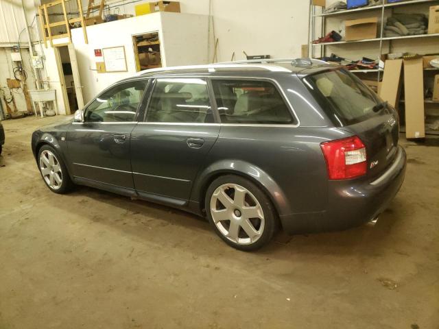 WAUXL68E04A143634 - 2004 AUDI S4 AVANT QUATTRO GRAY photo 2