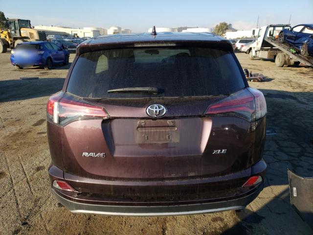 2T3WFREV8JW483915 - 2018 TOYOTA RAV4 ADVENTURE MAROON photo 6