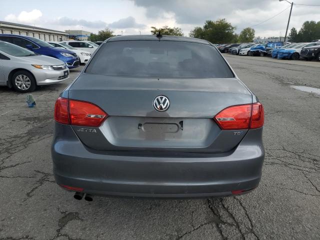 3VWLL7AJ2EM246862 - 2014 VOLKSWAGEN JETTA TDI GRAY photo 6