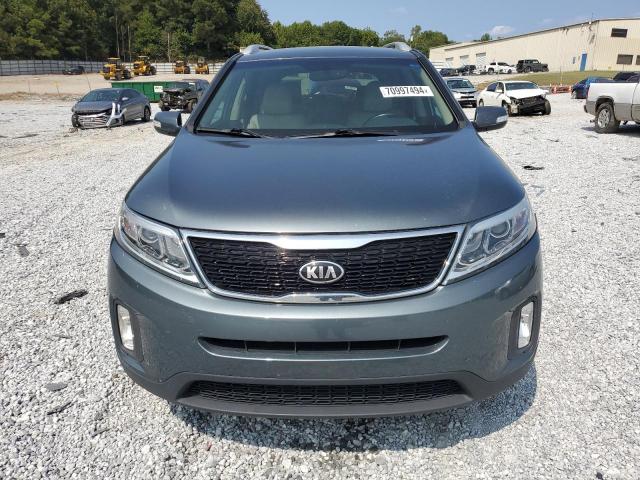 5XYKU4A73EG481363 - 2014 KIA SORENTO EX GREEN photo 5