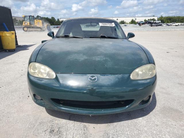 JM1NB353610213198 - 2001 MAZDA MX-5 MIATA BASE GREEN photo 5