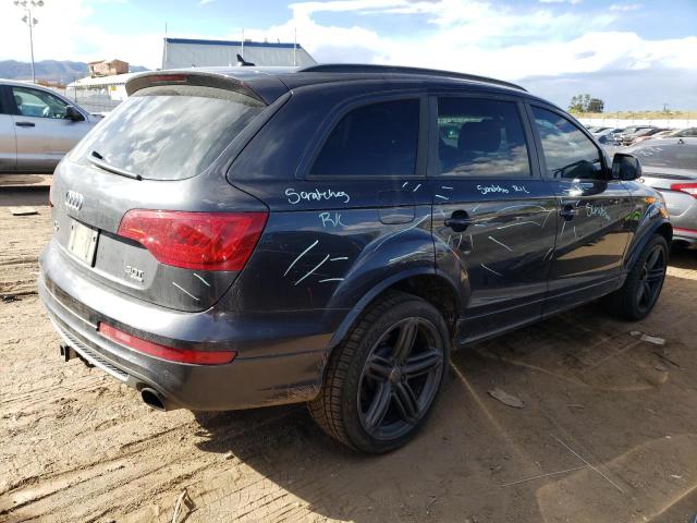 WA1DGAFE2ED018886 - 2014 AUDI Q7 PRESTIGE GRAY photo 3