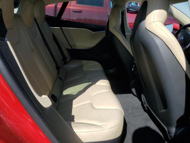 5YJSA1H17EFP57625 - 2014 TESLA MODEL S MAROON photo 11