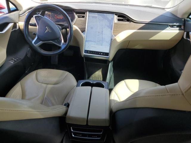 5YJSA1H17EFP57625 - 2014 TESLA MODEL S MAROON photo 8