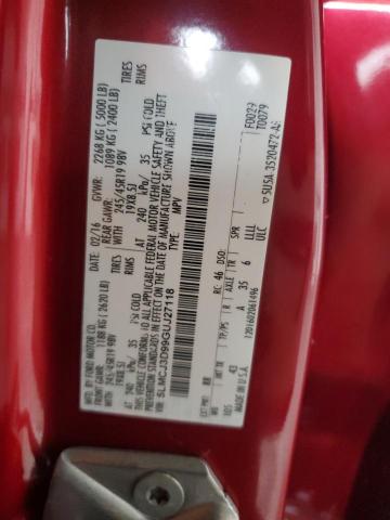 5LMCJ3D99GUJ27118 - 2016 LINCOLN MKC RESERVE Красный фото 13