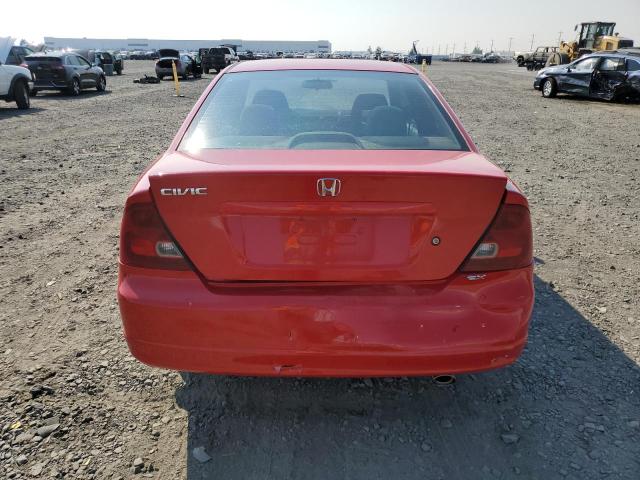 1HGEM21953L057267 - 2003 HONDA CIVIC EX RED photo 6