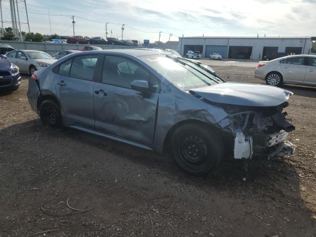 5YFEPMAE1MP208208 - 2021 TOYOTA COROLLA LE BLUE photo 4