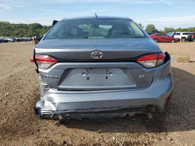 5YFEPMAE1MP208208 - 2021 TOYOTA COROLLA LE BLUE photo 6