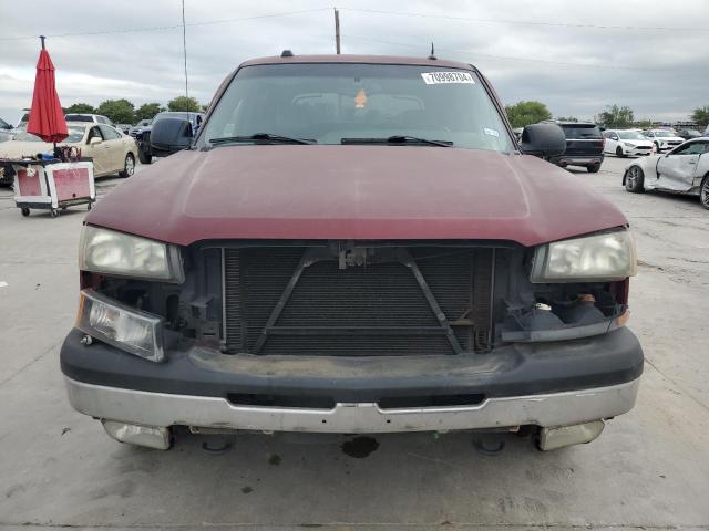 3GNEC12T84G208887 - 2004 CHEVROLET AVALANCHE C1500 BURGUNDY photo 5