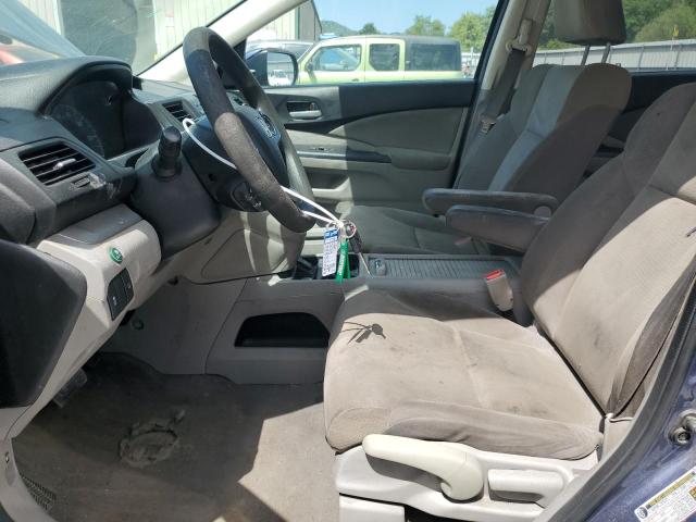5J6RM4H56EL056091 - 2014 HONDA CR-V EX BLUE photo 7
