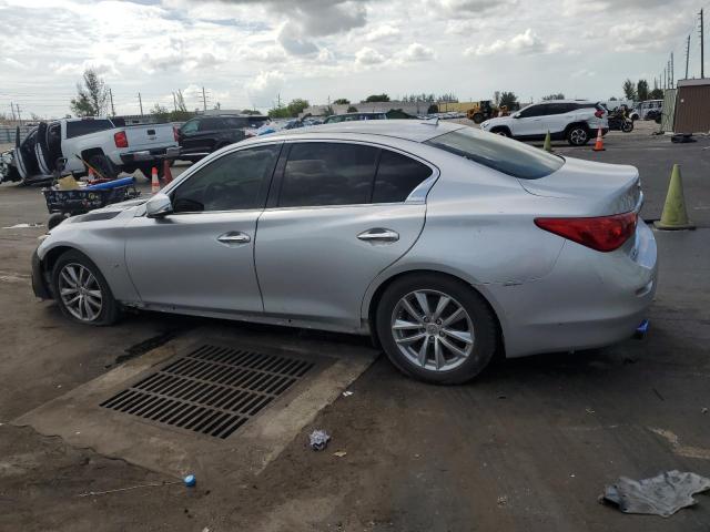 JN1BV7AP7FM353421 - 2015 INFINITI Q50 BASE SILVER photo 2