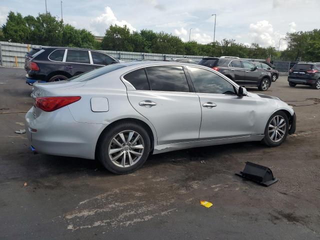 JN1BV7AP7FM353421 - 2015 INFINITI Q50 BASE SILVER photo 3