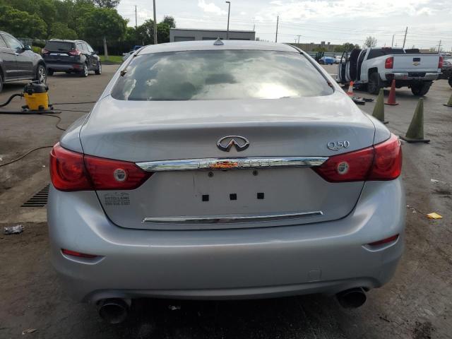 JN1BV7AP7FM353421 - 2015 INFINITI Q50 BASE SILVER photo 6