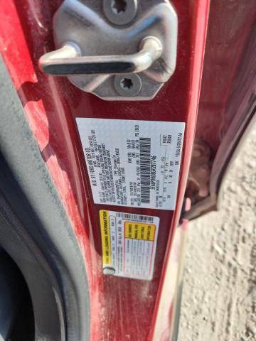 3FA6P0HD8GR287746 - 2016 FORD FUSION SE RED photo 12