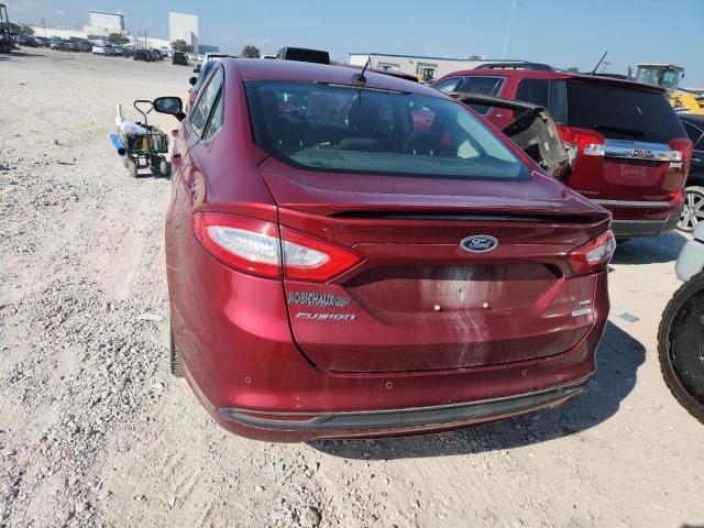 3FA6P0HD8GR287746 - 2016 FORD FUSION SE RED photo 6