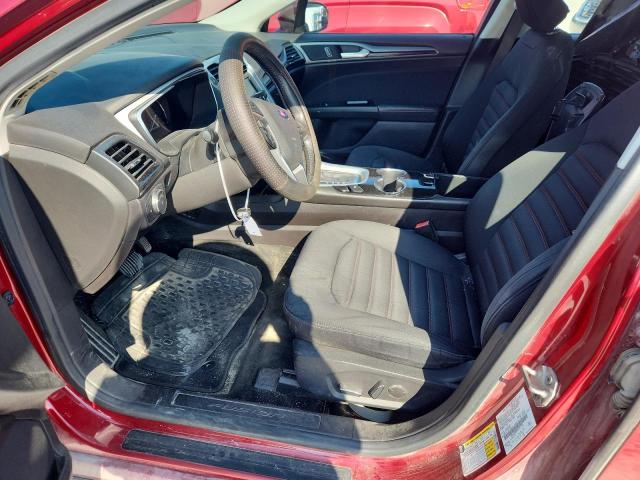 3FA6P0HD8GR287746 - 2016 FORD FUSION SE RED photo 7