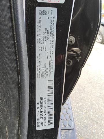 1C6SRFBTXNN163586 - 2022 RAM 1500 BIG HORN/LONE STAR BLACK photo 12