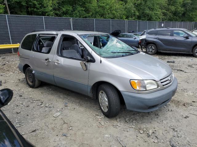 4T3ZF19C13U533063 - 2003 TOYOTA SIENNA CE TAN photo 4