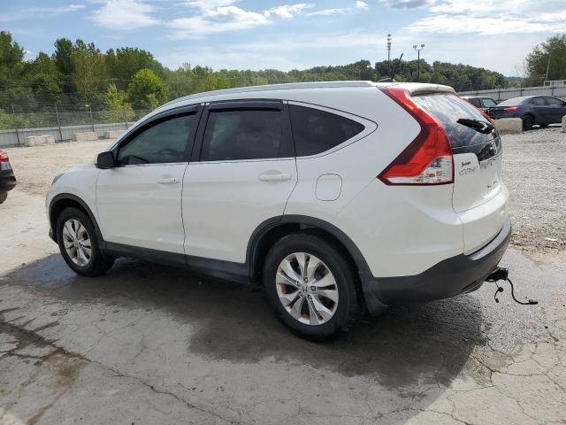 5J6RM4H74EL071609 - 2014 HONDA CR-V EXL WHITE photo 2