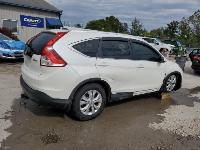 5J6RM4H74EL071609 - 2014 HONDA CR-V EXL WHITE photo 3