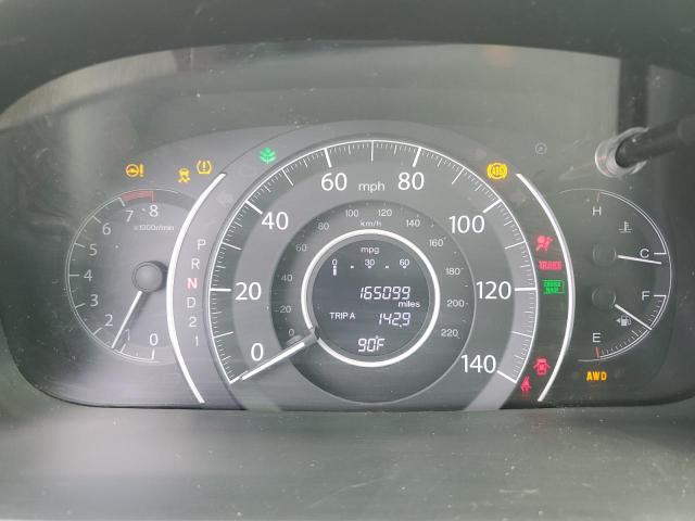 5J6RM4H74EL071609 - 2014 HONDA CR-V EXL WHITE photo 9