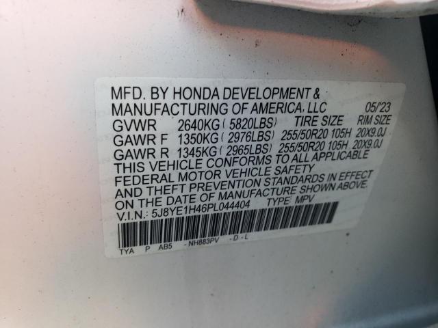 5J8YE1H46PL044404 - 2023 ACURA MDX TECHNOLOGY WHITE photo 13