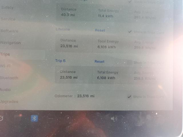 7SAYGAEE7PF968247 - 2023 TESLA MODEL Y BLUE photo 9