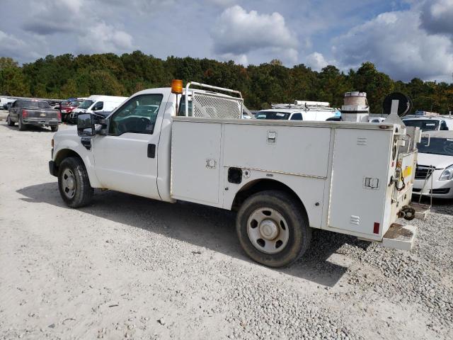 1FDWF30568EC54442 - 2008 FORD F350 SRW SUPER DUTY WHITE photo 2