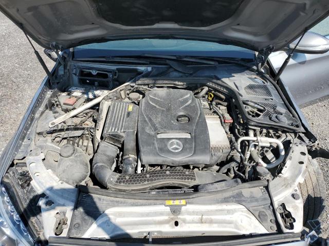 55SWF4KBXFU041632 - 2015 MERCEDES-BENZ C 300 4MATIC SILVER photo 11