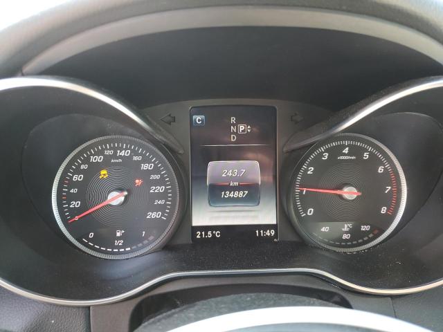 55SWF4KBXFU041632 - 2015 MERCEDES-BENZ C 300 4MATIC SILVER photo 9