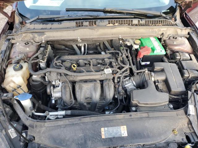 3FA6P0H76DR301908 - 2013 FORD FUSION SE ბურგუნდია ფოტო 11