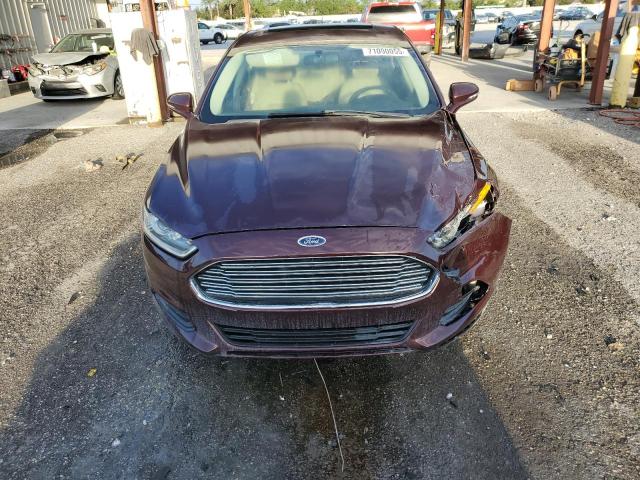 3FA6P0H76DR301908 - 2013 FORD FUSION SE ბურგუნდია ფოტო 5