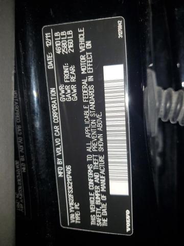 YV1622FS3C2117406 - 2012 VOLVO S60 T5 BLACK photo 13