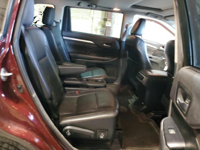 5TDJKRFH0GS287556 - 2016 TOYOTA HIGHLANDER XLE Tünd qırmızı foto 11