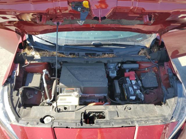 1N4AZ1CP8JC304790 - 2018 NISSAN LEAF S RED photo 12