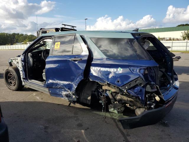 1FM5K8AW6LGC15052 - 2020 FORD EXPLORER POLICE INTERCEPTOR Көк фото 2