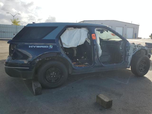 1FM5K8AW6LGC15052 - 2020 FORD EXPLORER POLICE INTERCEPTOR Көк фото 3