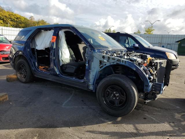 1FM5K8AW6LGC15052 - 2020 FORD EXPLORER POLICE INTERCEPTOR Көк фото 4