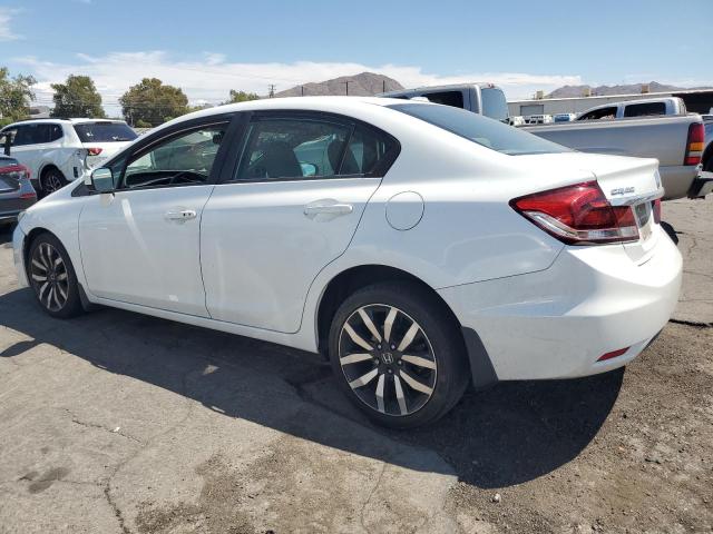 19XFB2F91FE220740 - 2015 HONDA CIVIC EXL WHITE photo 2
