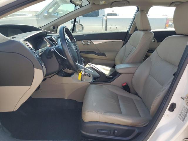 19XFB2F91FE220740 - 2015 HONDA CIVIC EXL WHITE photo 7