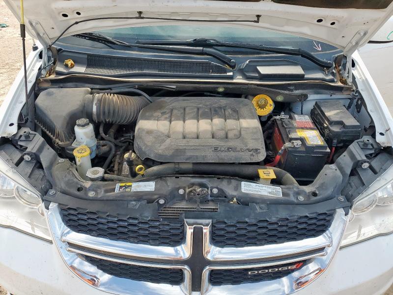 2C4RDGCGXKR655952 - 2019 DODGE GRAND CARAVAN SXT Weiß Foto 12