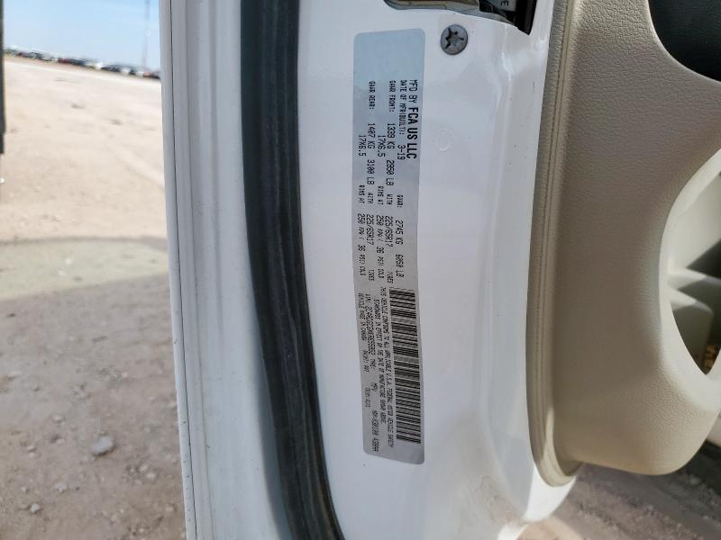 2C4RDGCGXKR655952 - 2019 DODGE GRAND CARAVAN SXT Weiß Foto 13