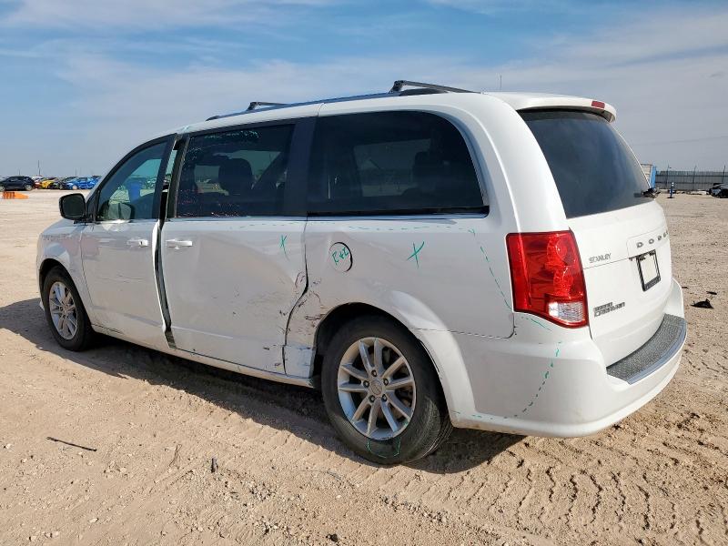 2C4RDGCGXKR655952 - 2019 DODGE GRAND CARAVAN SXT Weiß Foto 2