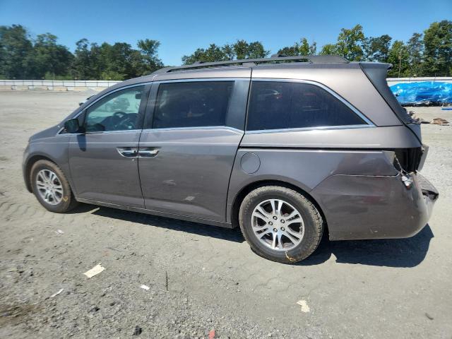 5FNRL5H68BB104664 - 2011 HONDA ODYSSEY EXL GRAY photo 2