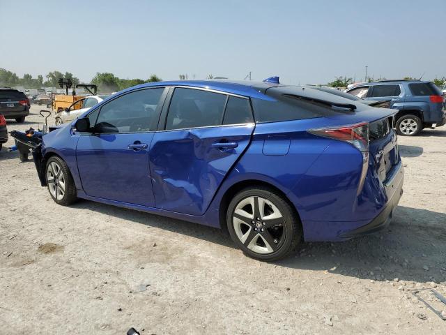 JTDKARFU8J3059527 - 2018 TOYOTA PRIUS BLUE photo 2