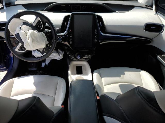 JTDKARFU8J3059527 - 2018 TOYOTA PRIUS BLUE photo 8