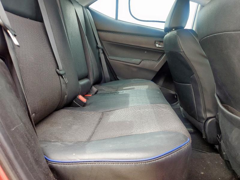 5YFBURHE6KP913890 - 2019 TOYOTA COROLLA L RED photo 10