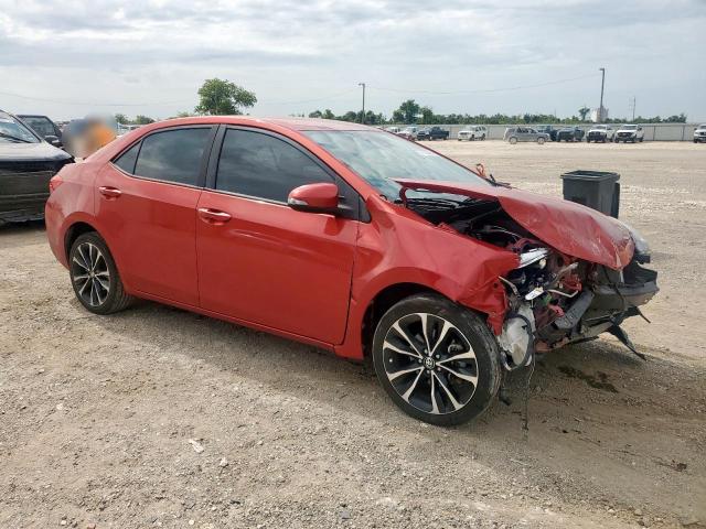 5YFBURHE6KP913890 - 2019 TOYOTA COROLLA L RED photo 4