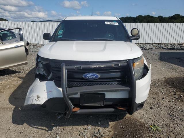 1FM5K8AR2FGA88573 - 2015 FORD EXPLORER POLICE INTERCEPTOR თეთრი ფოტო 5